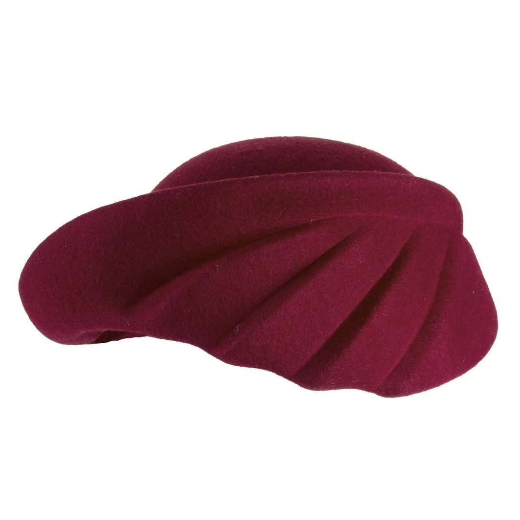 Basco Toque alla Francese in Feltro di Lana Merinos