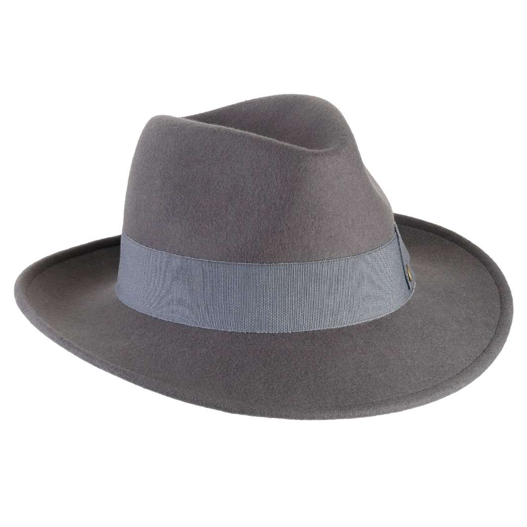 Cappello Fedora Coccos in Feltro di Lana Merinos