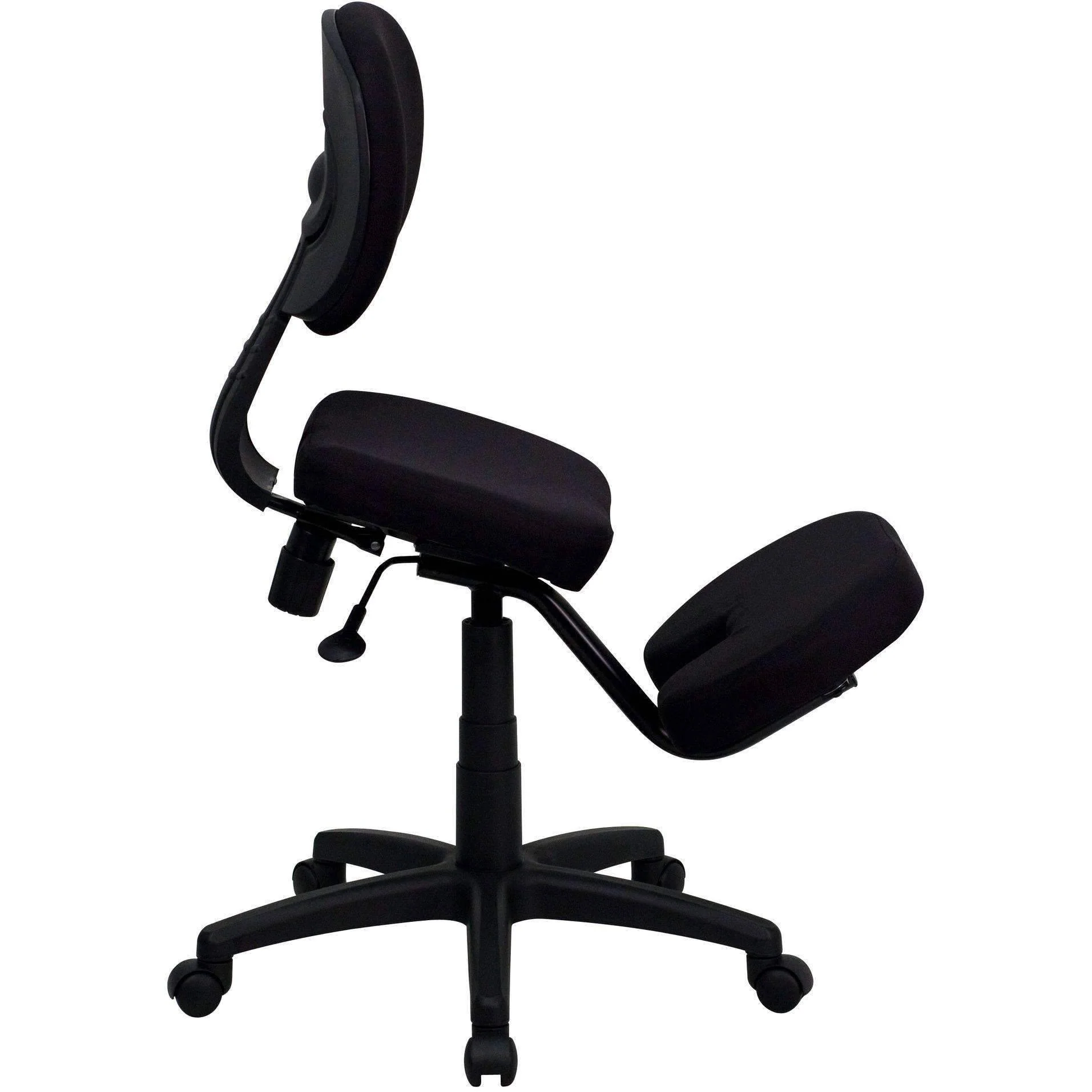 Mobile Ergonomic Kneeling Posture Task Chair with Back