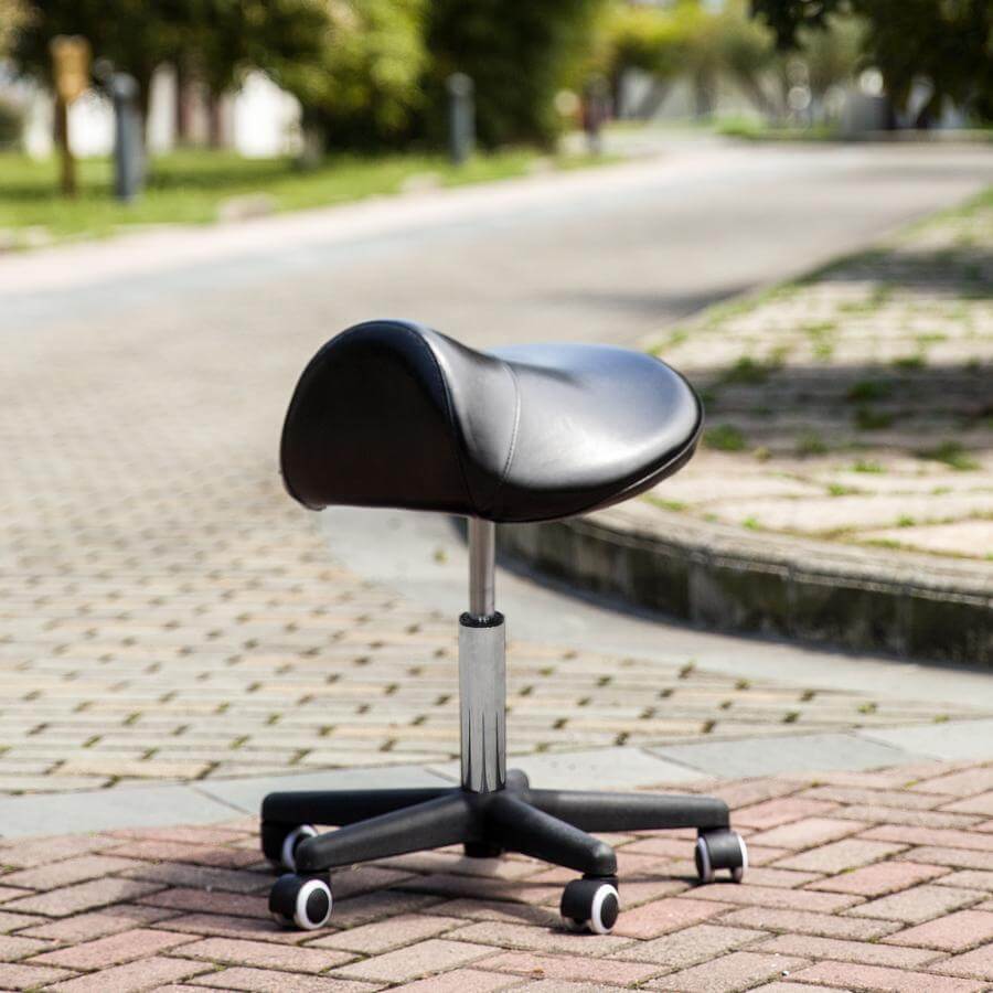 Hydraulic Ergonomic Swivel Saddle Stool