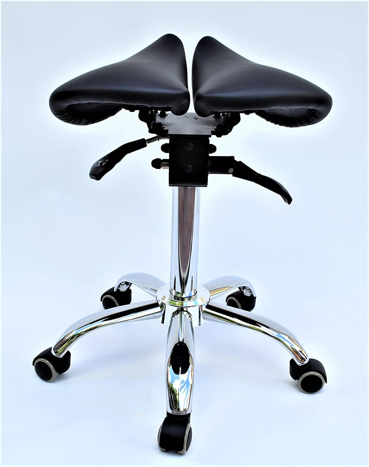 Saddle Style Split Seat Ergonomic Saddle Chair or Stool