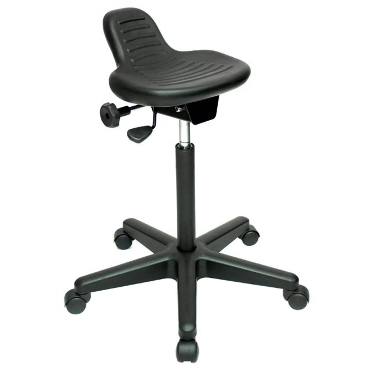 Werk AX Sit Stand Ergonomic Stool by Jobri; BP1470BK