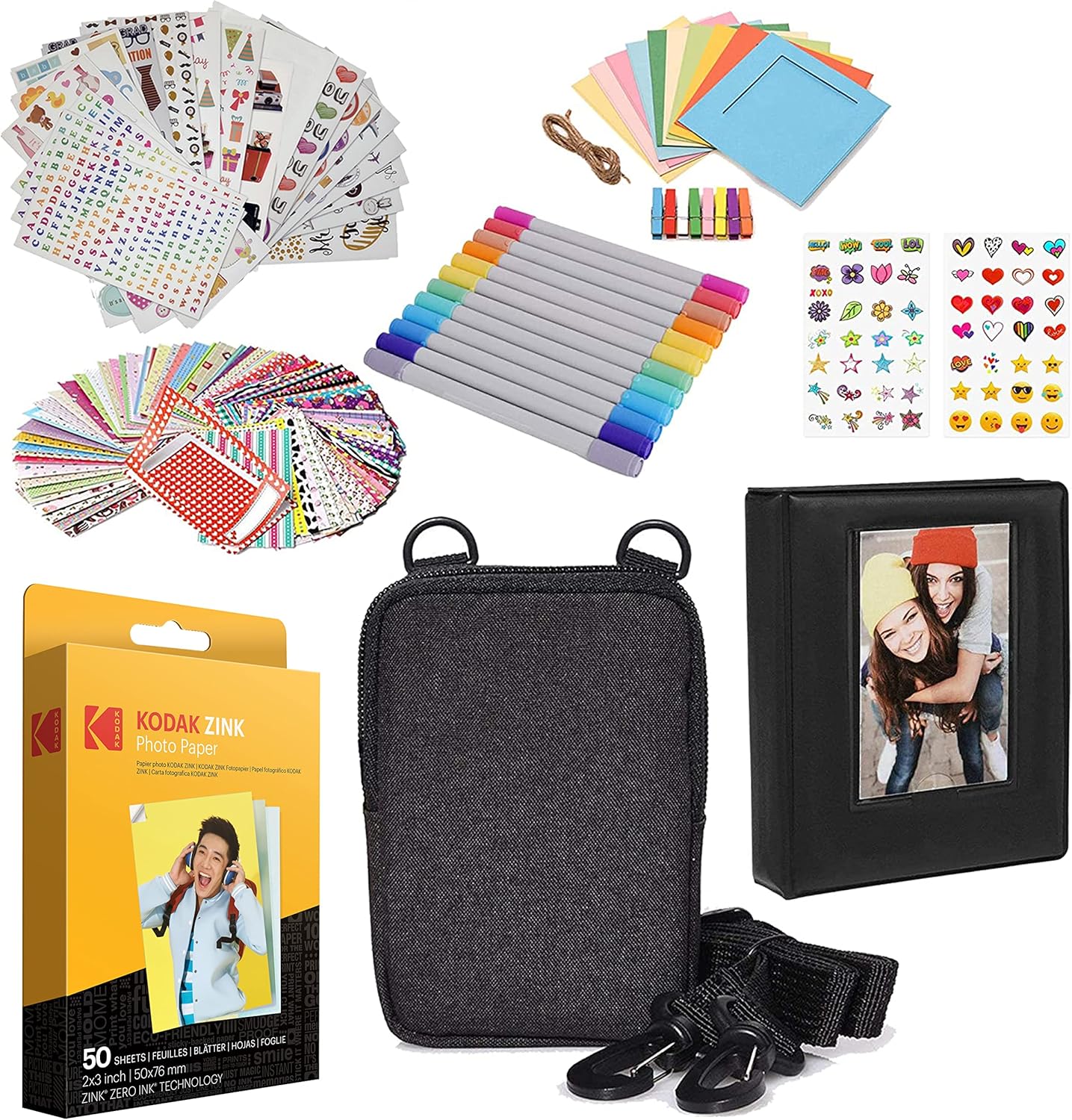 Kodak 2ʺ x 3ʺ Premium ZINK Photo Paper 50-Pack Compatible with Kodak PRINTOMATIC (NOT with Kodak Mini Shot, Mini2)