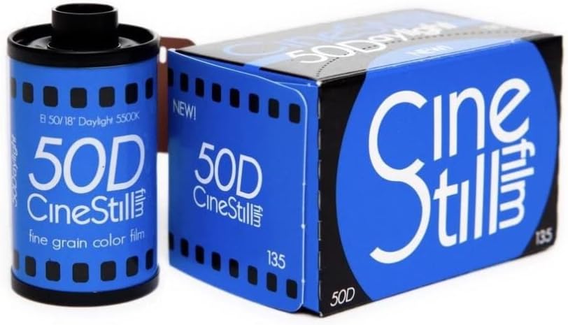 CineStill Film 50Daylight 35mm Film Boxed (36 Exposures, 3-Pack) Bundle (3 Items)