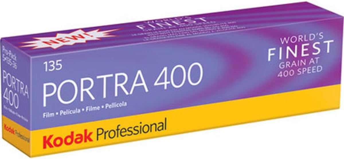 KODAK Portra 400 Professional ISO 400, 35mm, 36 Exposures, Color Negative Film (5 Roll per Pack )