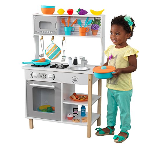 KidKraft Cucina Giocattolo All Time in Legno per Bambini con Accessori per Pentole e Cibo Giocattolo, Giochi per Bambini 3  Anni, 53370 : Amazon.it: Giochi e giocattoli
