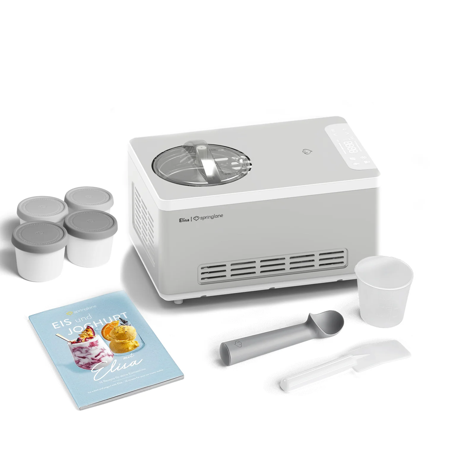 Macchina per il gelato Elisa 2,0 litri - Nero o Argento