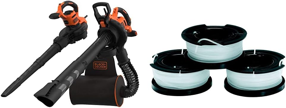BLACK+DECKER BEBLV300-QS 3 in 1 Leaf Blower 3000W with 72L Collection Backpack