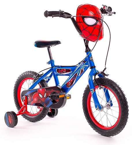 Huffy, Bicicletta 14 Marvel Spiderman Luxury Unisex Baby, Blu, 16 pollici : Sport e tempo libero