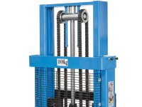 Sollevatore per pallet Fervi 0143/25 con freno e pedale di sollevamento 0,8-1 ton