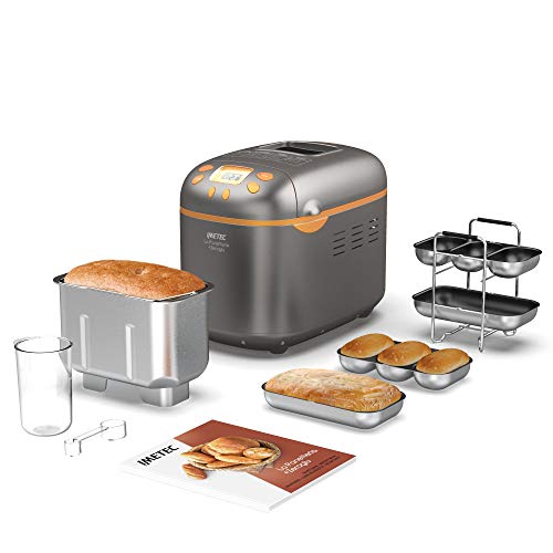 Imetec La Panetteria  zeroglu, Macchina per pane, Ciabatte, Panini, Dolci con farine naturali e senza glutine, 20 programmi, 2 pale impastatrici, Temperatura di lievitazione controllata : Amazon.it: Casa e cucina