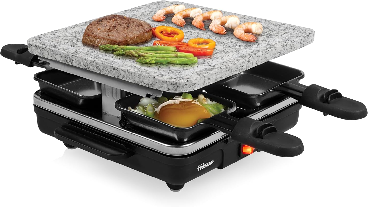 Tristar RA-2745 Raclette Stone for 4 People 600 W