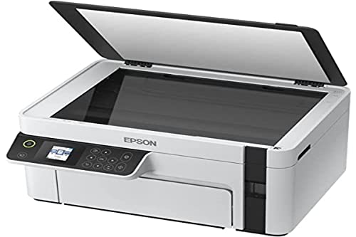 Epson EcoTank ET M2120 Stampante multifunzione monocromatica 3 in 1 (Stampa, Copia, Scansione) & C13T03M140 adatto per M1100 Inchiostro nero EcoTank : Informatica