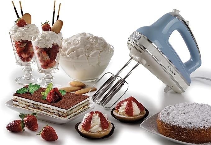 Ariete 1545 Sbattitore Breakfast, 450W, 5 velocità, Funzione turbo, 2 fruste, Dark & Sahara Grey