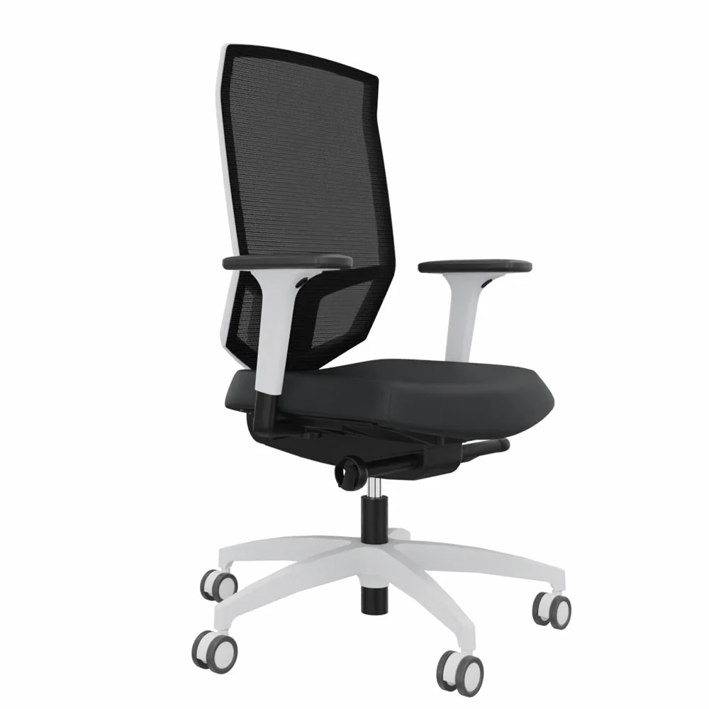 Sedia da ufficio ergonomica Dauphin @JUST EVO MESH WHITE AJ 5776_SLP