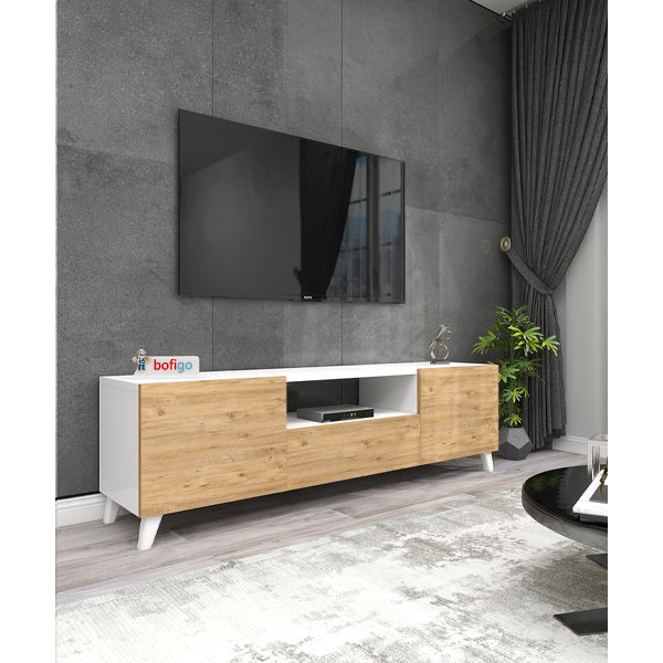 Mobile Tv Raf Bianco 140x30x46 Cm