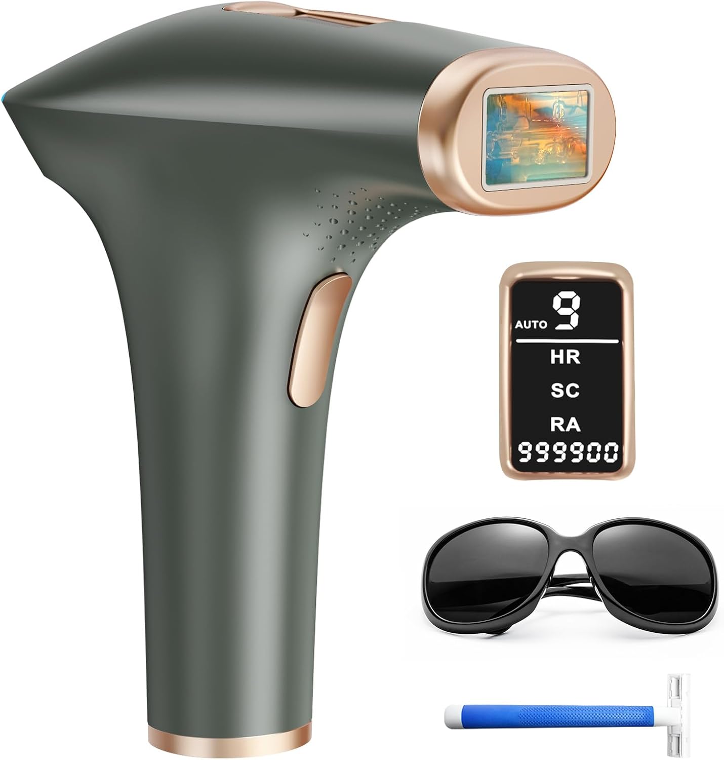 TIIMAGIC IPL Epilatore Luce Pulsata per le Donne e gli Uomini, a Casa Epilatore Laser per il Risultato di Lunga Durata Senza Capelli, Depilatore per la Linea Bikini, Viso, Ascelle, Gambe, Bianco