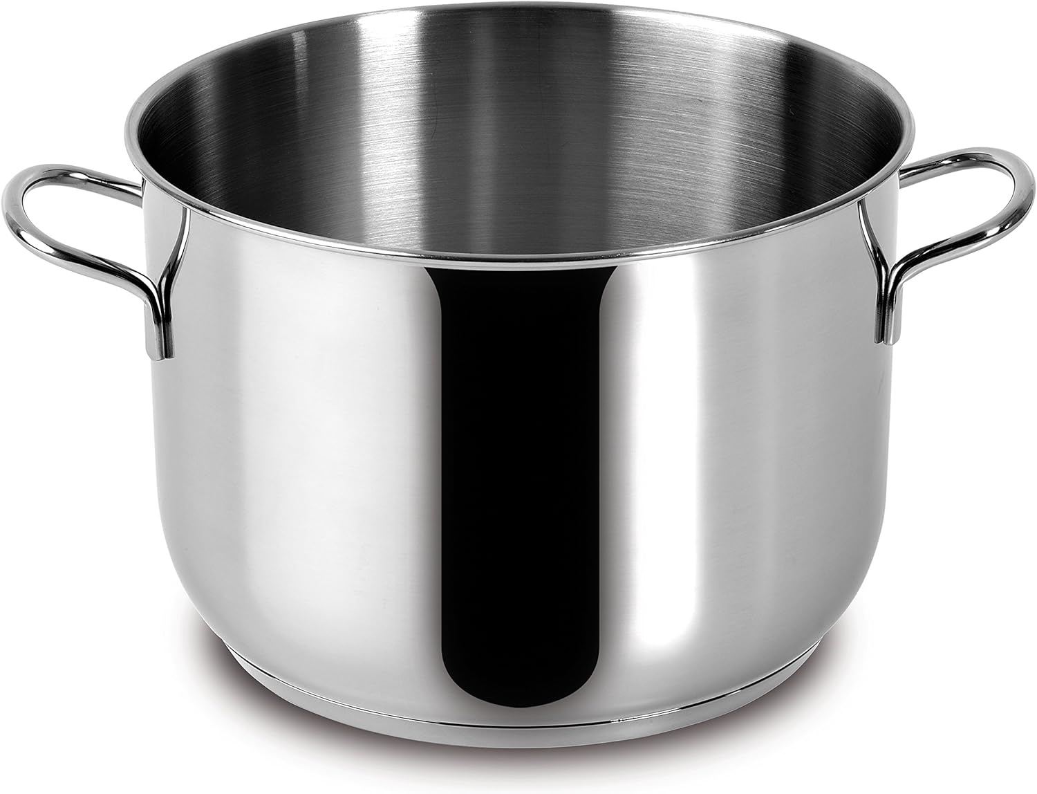 Lagostina Every Pot Diameter 22 cm in 18/10 Stainless Steel with Lagoseal Plus Base, Satin Exterior and Wide Handles, Suitable for All Heat Sources, Including Induction
