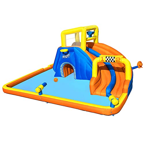 Bestway  Mega Parco Acquatico Super Waterway, Multicolore, 551 x 502 x 265 cm, 53377 : Amazon.it: Giochi e giocattoli