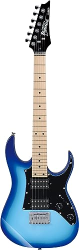 Ibanez GRGM21M WNS GIO RG Mikro Series   Chitarra elettrica, colore: Blu Burst : Strumenti Musicali