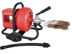 Rothenberger macchina disotturatrice Rodrum VarioClean con spirale DuraFlex 13mm x 15m