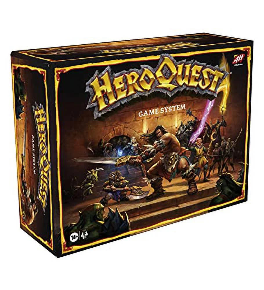 2025 Hasbro Gaming Avalon Hill HeroQuest Gioco da tavolo del sistema di gioco, coinvolgente gioco di avventura fantasy Dungeon Crawler dai 14 anni in su, 2-5 giocatori