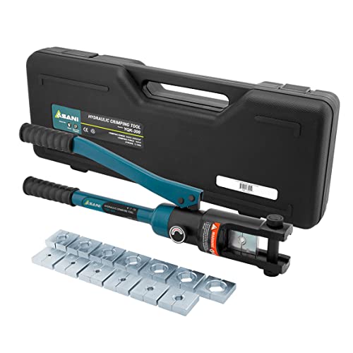 Kit di utensili per crimpatrice per cavi di alimentazione idraulica con 13 stampi : Amazon.it: Fai da te