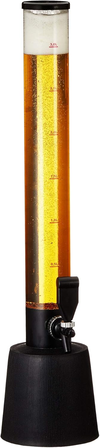 Colonna per birra con rubinetto, altezza 95 cm, capacità 3,5 litri, colonna per bere