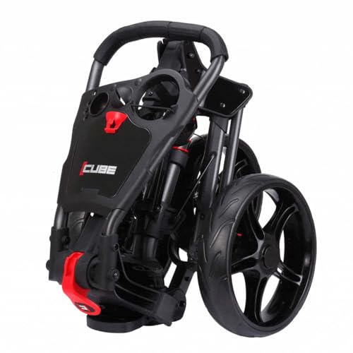 SkyMax Golf CUBE   Carrello pieghevole a 3 spinta, design compatto, colore: antracite/nero : Amazon.it: Sport e tempo libero