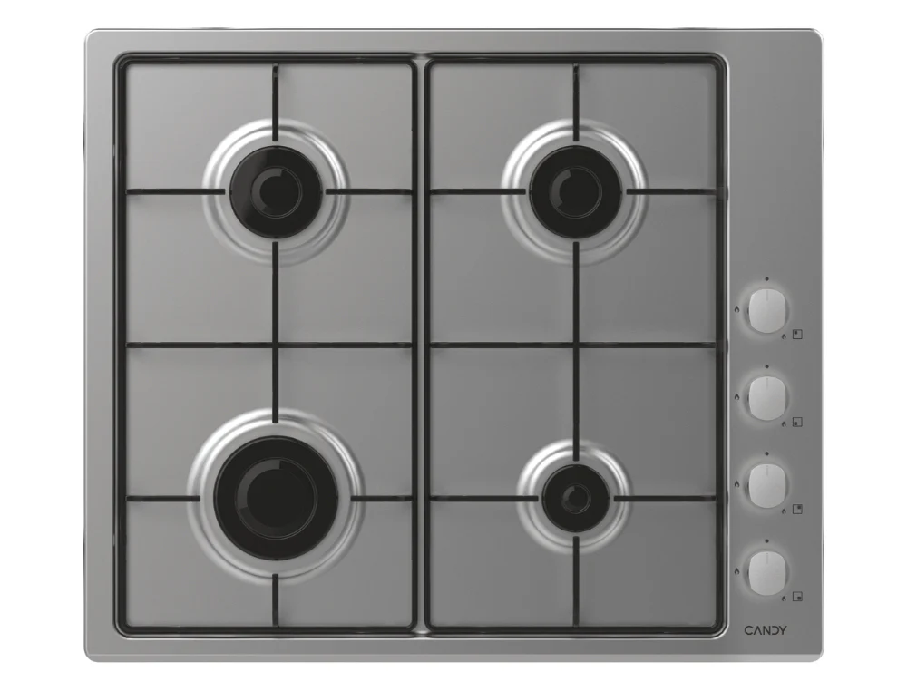 Candy idea chw6lx acciaio inox da incasso 60 cm gas 4 fornello(i) - 33802049