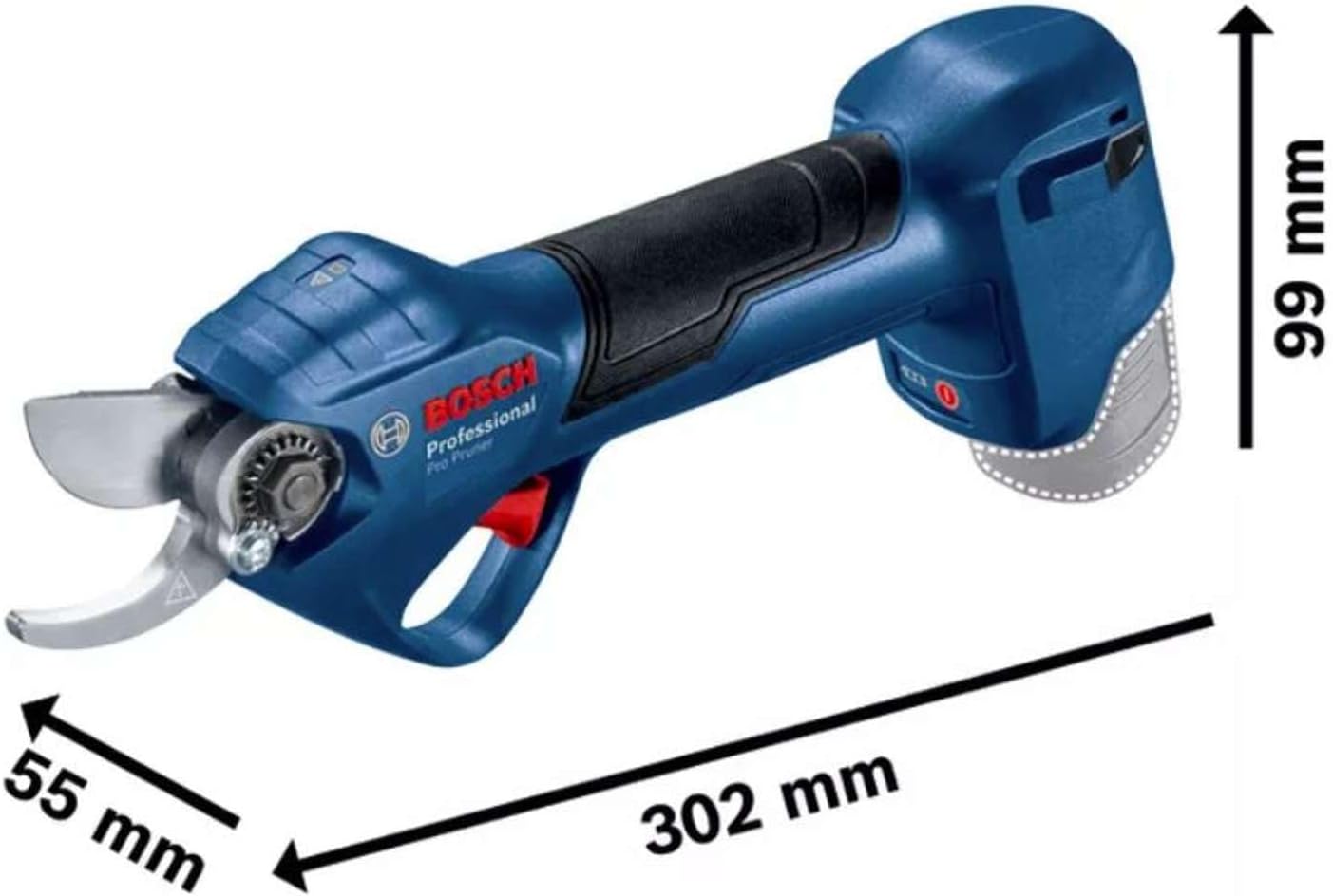Bosch akumuliatorinis sekatorius 12V PRO PRUNER 25 mm 2x3