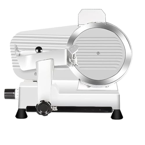 VACSAX Affettatrice Elettrica per Gastronomia, Affettatrice per Carne, Lama in Acciaio da 10