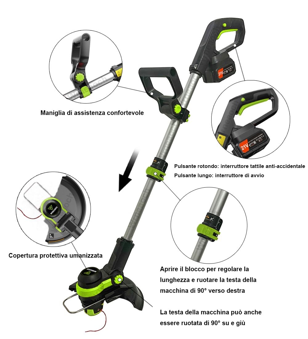 Greenworks 40V Tagliaerba a Batteria per Prati Fino a 500m², Ampiezza di Taglio 41cm, Sacca da 50L CON Due Batterie 40V 2Ah e 1 Caricabatterie, Garanzia 3 Anni-G40LM41K2X