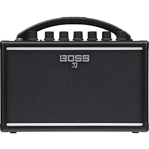 BOSS KTN MINI Amplificatore Katana per Chitarra Portatile, un ampli compatto che vi segue ovunque & Fender 099 0820 026 Cavo per Strumenti Serie Professionale 5 piedi, STR/STR, Nero : Strumenti Musicali