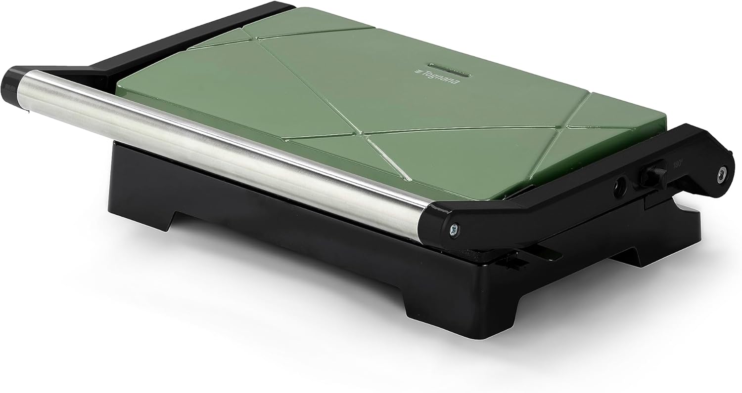 Tognana Iridea, Tostiera Mini Grill con termostato, verde salvia