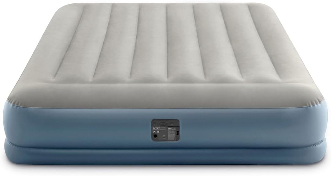 Intex 64118 Materasso Matrimoniale Dura Beam, con Tecnologia Fiber Tech, 152x203x30 cm