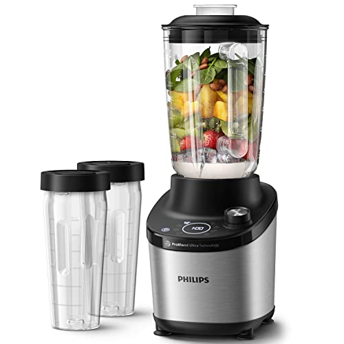 Philips Domestic Appliances 7000 Series Frullatore, 1500 watt, 2 litri, Tecnologia PowerBlend Ultra, Funzione di Pulitura Rapida, Ricette con HomeID App (HR3760/10) : Amazon.it: Casa e cucina