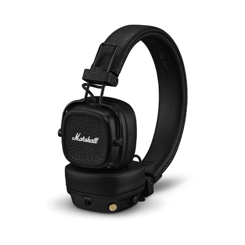Marshall Major V Cuffie Wireless Bluetooth, 100 ore di riproduzione   nero : Amazon.it