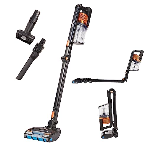 Shark Aspirapolvere Senza Fili DuoClean, Fino a 60 Minuti di Autonomia, Senza Sacco, con Tecnologia Antigroviglio, per Tutti i Tipi di Pavimenti e Tappeti, Anti Allergeni, Nero/Rame, IZ300EU : Amazon.it: Casa e cucina