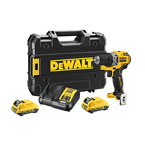 DEWALT Trapano Avvitatore Compatto 2 Velocità 12V, DCD701D2 QW : Fai da te