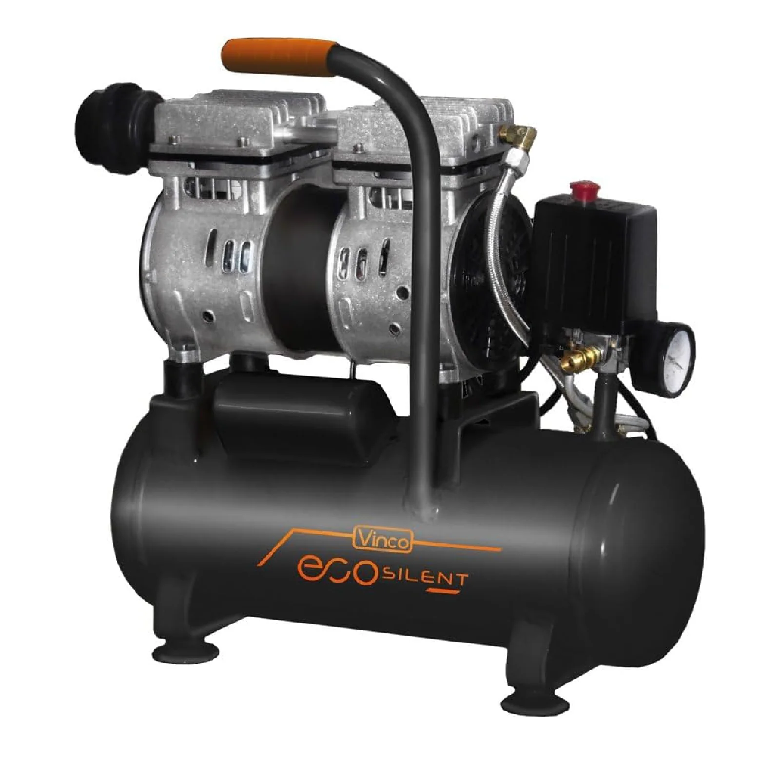 Compressore Silenziato da 6 Litri – Compatto e Non Carrellato per Uso Domestico e Hobbistico
