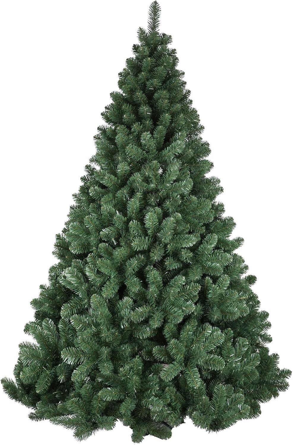 Albero di natale Pino 150 180 210 240 270 CM SUPER FOLTO REALISTICO VERDE NATALE (180CM)