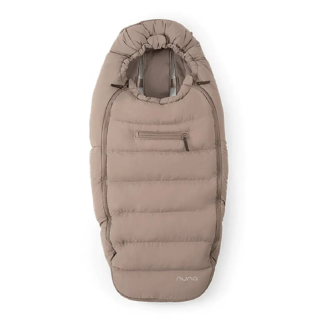 2025 Set Sacco Invernale per Passeggino Nuna con Fodera in Cashmere – Include Guanti & Idrorepellente – Compatibile con tutti i passeggini Nuna