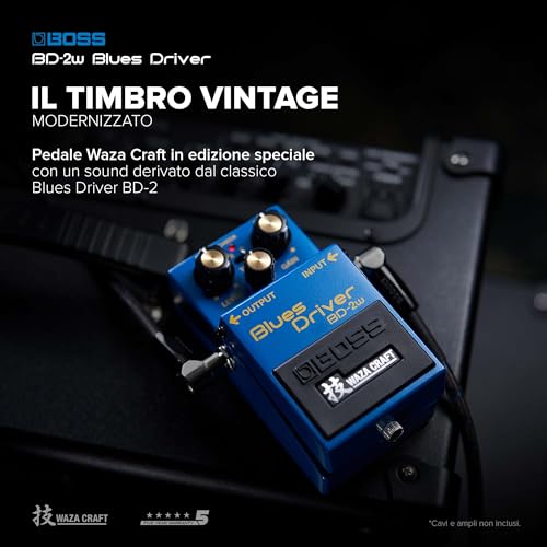 BOSS BD 2W Waza Craft Blues Driver, l'esperienza definitiva del suono BOSS : Amazon.it: Strumenti Musicali