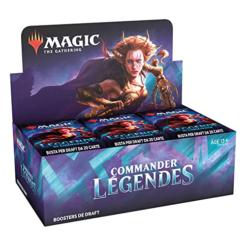 Magic The Gathering MTG Commander Legends Draft Booster Display (24) French : Amazon.it: Giochi e giocattoli