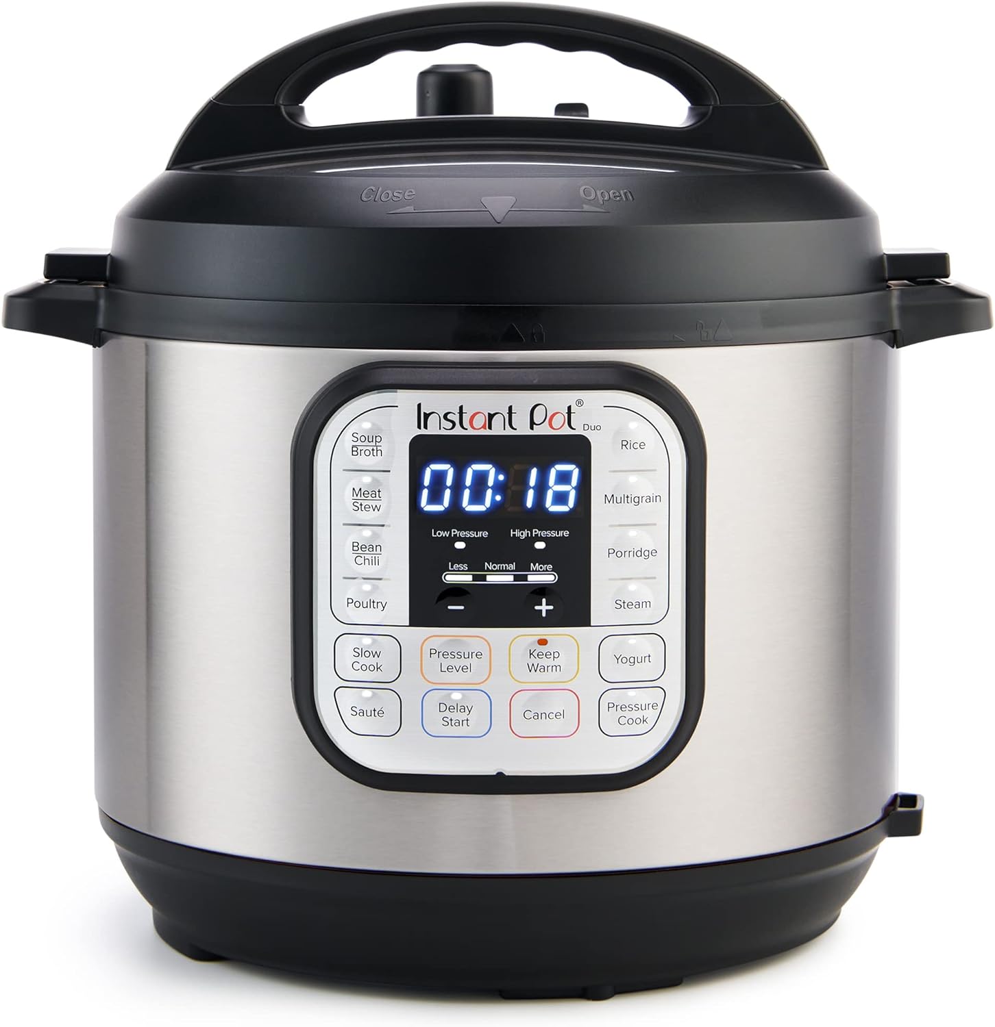 2025 Instant Pot Duo 7-in-1 Mini Pentola a pressione elettrica Cuociriso lento Vapore Sauté Yogurtiera Scaldavivande e Sterilizzatore Include App Gratuita con oltre 1900 Ricette Acciaio Inox 3 Quart.