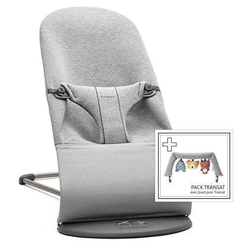 BabyBjörn Sdraietta Bliss, 3D Jersey, Grigio Chiaro, Giochi per Sdraietta, Morbidi Amici : Prima infanzia