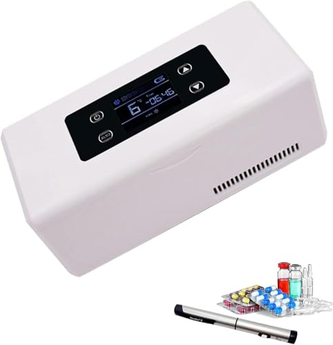 BTOIASYHF Frigorifero Dell'insulina, Frigorifero Dell'insulina, 2 8 ℃, Frigorifero del Diabete, Viaggio, Termostato Intelligente, Frigorifero Silenzioso della Medicina : Amazon.it: Grandi elettrodomestici