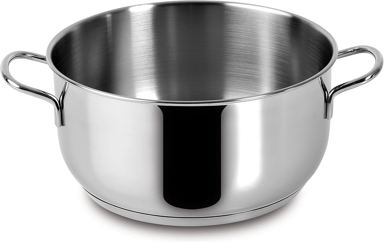 Lagostina Every Deep Saucepan Diameter 18 cm in 18/10 Stainless Steel with Lagoseal Plus Base, Satin Exterior and Wide Handles, Suitable for All Heat Sources, Including Induction