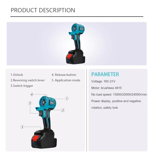 HYQNG Kit Combinato utensile Elettrico a Batteria Tagliasiepi Tagliaerba Motosega Lama per Cavallo Sega Curva Sega a percussione Trapano Avvitatore Smerigliatrice Doppia Chiave Martello Elettrico : Amazon.it: Fai da te